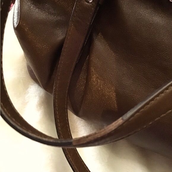 Coach Madison Sophia Dark Brown  Leather Satchel - Picture 6 of 16